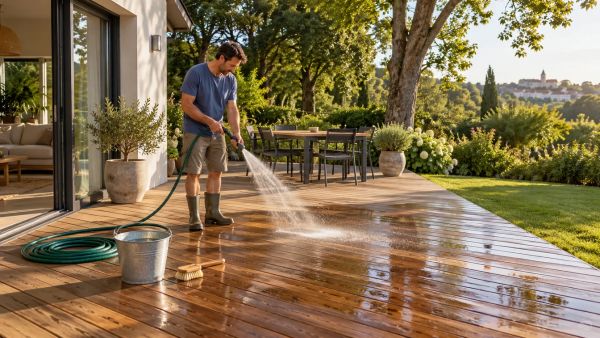 Top conseils pour un nettoyage efficace de votre terrasse en bois à Dax